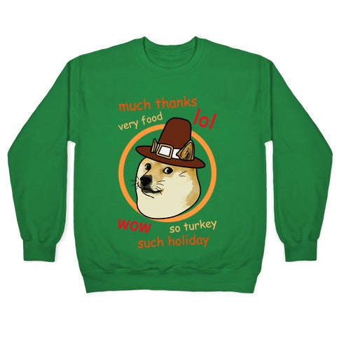 Doge Thanksgiving Crewneck Sweatshirt