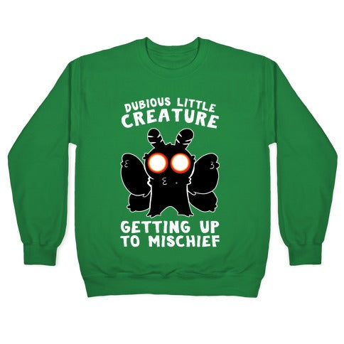 Dubious Little Creature Mothman Crewneck Sweatshirt