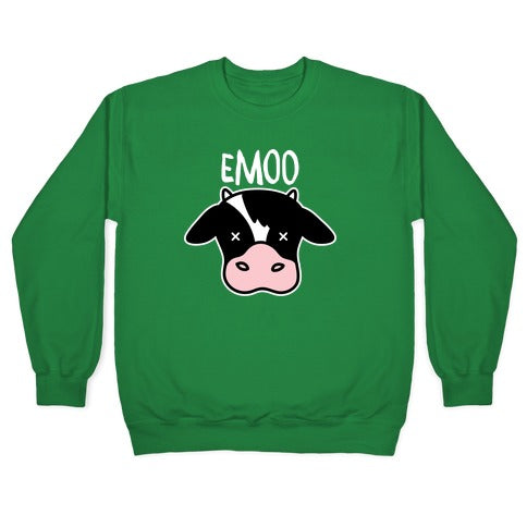 Emoo Emo Cow Crewneck Sweatshirt