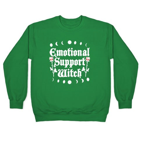 Emotional Support Witch Crewneck Sweatshirt