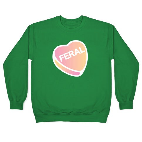 Feral Candy Heart Crewneck Sweatshirt