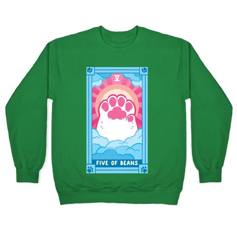 Five of Beans Crewneck Sweatshirt