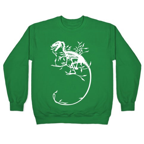 Floral Dinosaur Crewneck Sweatshirt