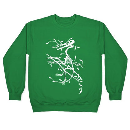 Floral Dinosaur Crewneck Sweatshirt