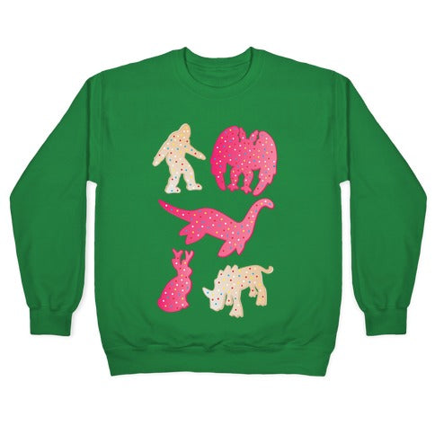 Frosted Cryptid Crackers Crewneck Sweatshirt