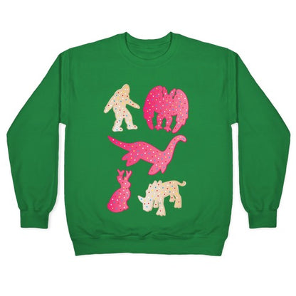 Frosted Cryptid Crackers Crewneck Sweatshirt