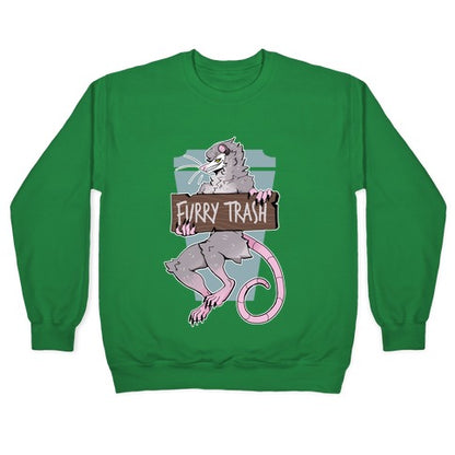 Furry Trash Crewneck Sweatshirt