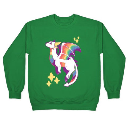 Gay Pride Dragon Crewneck Sweatshirt