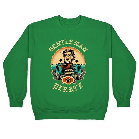 Gentleman Pirate Sailor Jerry Tattoo Crewneck Sweatshirt