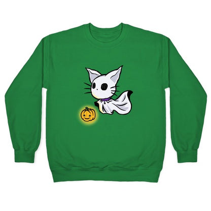Ghost Cat Crewneck Sweatshirt