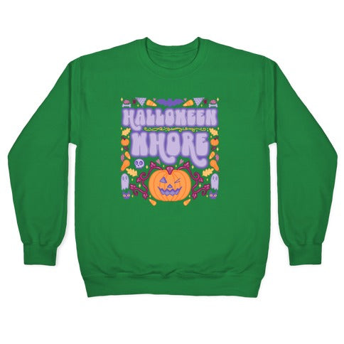 Halloween Whore Crewneck Sweatshirt