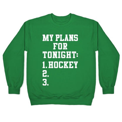 Hockey Plans Crewneck Sweatshirt