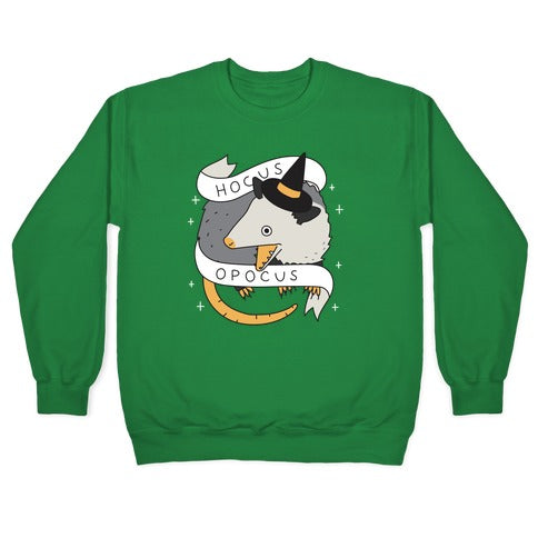 Hocus Opocus Opossum Crewneck Sweatshirt
