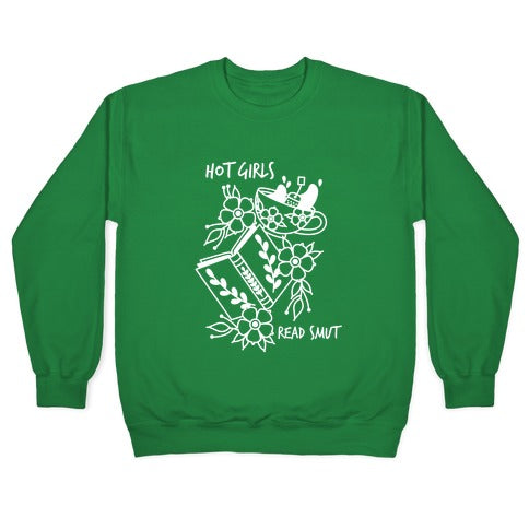 Hot Girls Read Smut Crewneck Sweatshirt