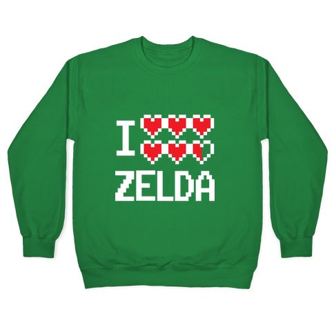 I Heart Zelda Crewneck Sweatshirt