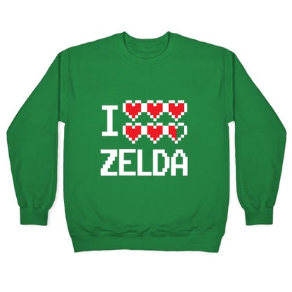 I Heart Zelda Crewneck Sweatshirt