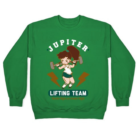 Jupiter Lifting Team Workout Parody Crewneck Sweatshirt