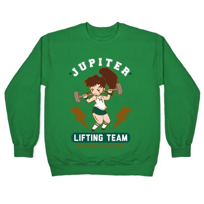 Jupiter Lifting Team Workout Parody Crewneck Sweatshirt