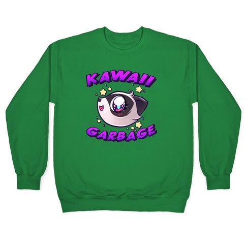 Kawaii Garbage Crewneck Sweatshirt