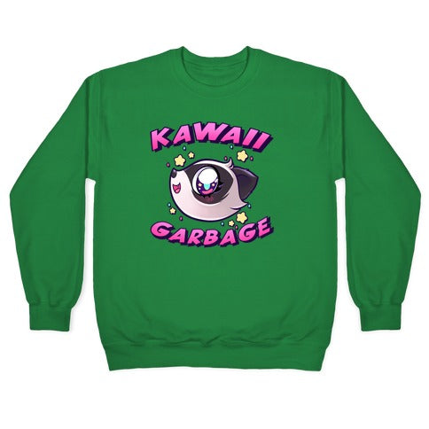Kawaii Garbage Crewneck Sweatshirt