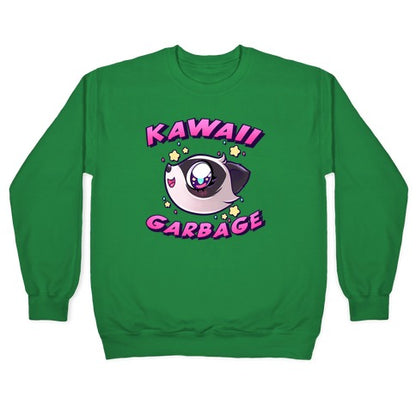 Kawaii Garbage Crewneck Sweatshirt