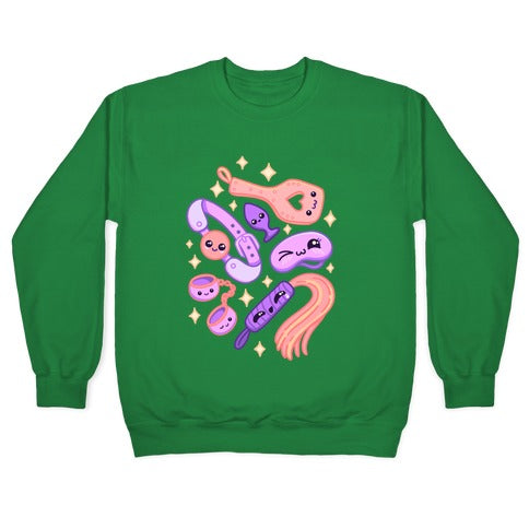 Kinky Kawaii Pattern Crewneck Sweatshirt