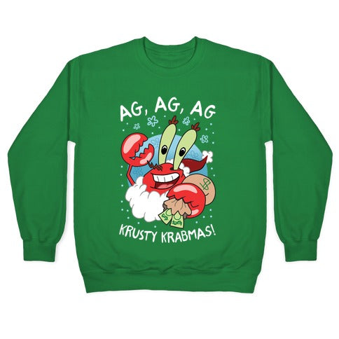 Krusty Krabmas! Crewneck Sweatshirt