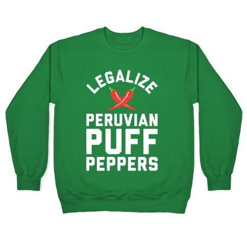 Legalize Peruvian Puff Peppers Crewneck Sweatshirt