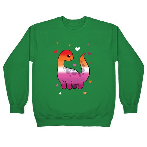 Lesbian-Dino Crewneck Sweatshirt