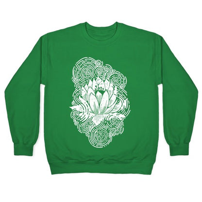 Lotus Flower Crewneck Sweatshirt