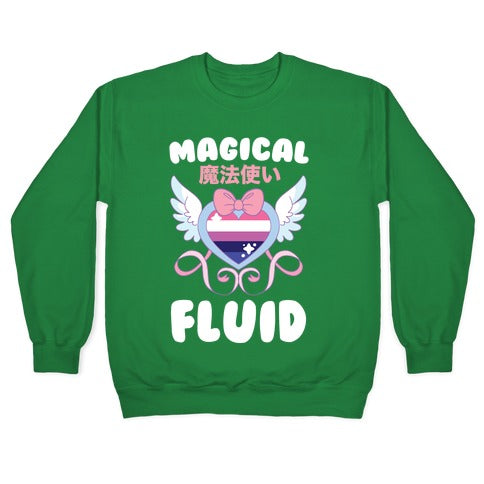 Magical Fluid - Genderfluid Crewneck Sweatshirt