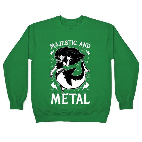 Majestic And Metal Crewneck Sweatshirt