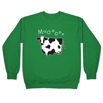 Moo Ghost Cow Crewneck Sweatshirt