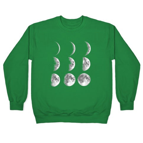 Moon Phases Crewneck Sweatshirt