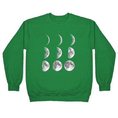 Moon Phases Crewneck Sweatshirt