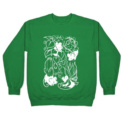 Mouse Plants Crewneck Sweatshirt