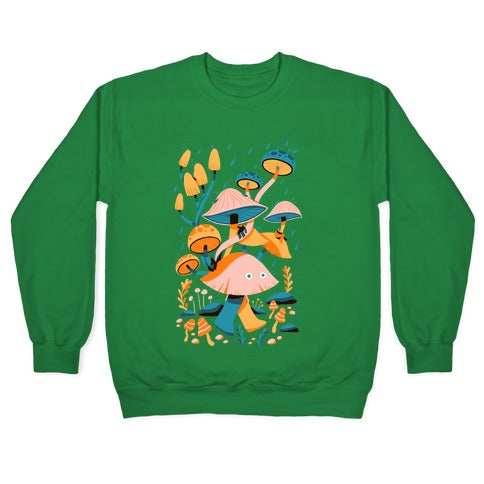 Mushroom Forest Spirits Crewneck Sweatshirt