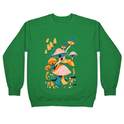 Mushroom Forest Spirits Crewneck Sweatshirt