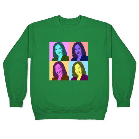Pop Art Kamala Crewneck Sweatshirt