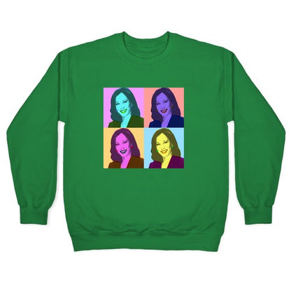 Pop Art Kamala Crewneck Sweatshirt