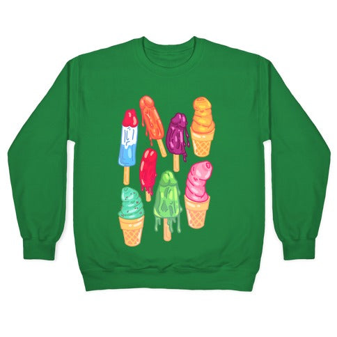 Popsicle Penises Crewneck Sweatshirt