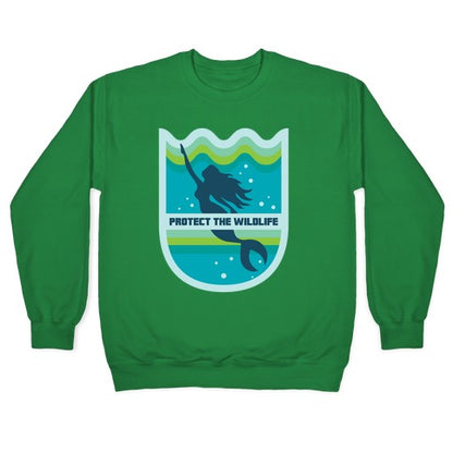 Protect The Wildlife (Mermaid) Crewneck Sweatshirt