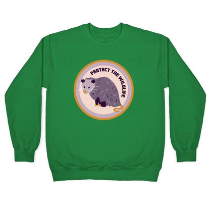 Protect the Wildlife (Opossum) Crewneck Sweatshirt