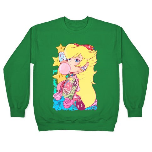 Punk Peach Parody Crewneck Sweatshirt