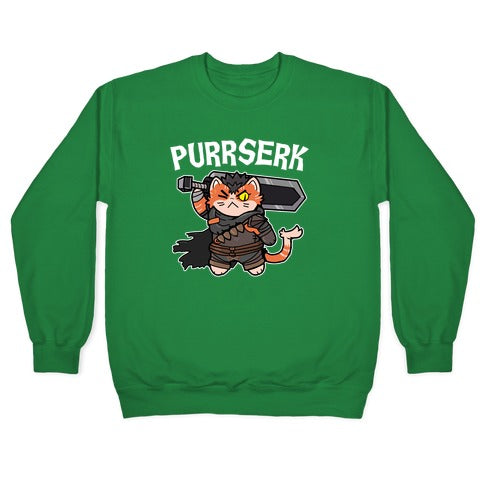 Purrserk Crewneck Sweatshirt