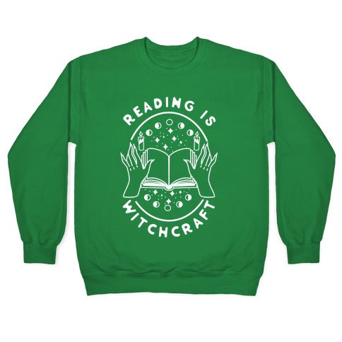 Reading is Witchcraft Crewneck Sweatshirt