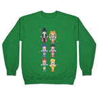Sailor Moon Inner Senshi Pocket Parody Crewneck Sweatshirt