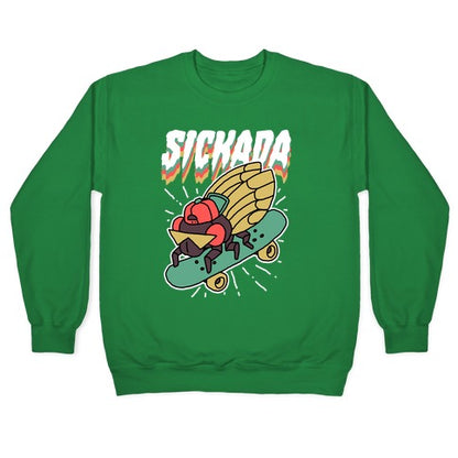 SICKada Cicada Crewneck Sweatshirt