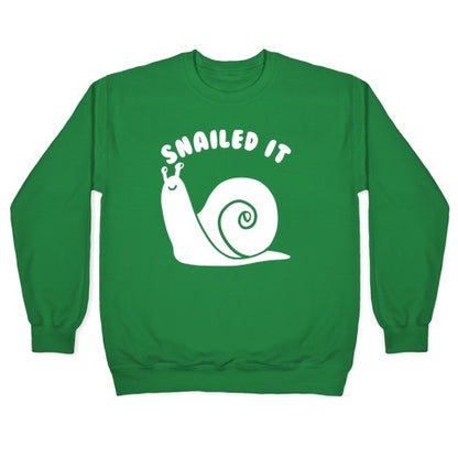 Snailed It Crewneck Sweatshirt