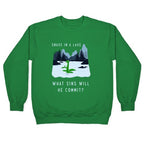 Snake In a Lake Crewneck Sweatshirt